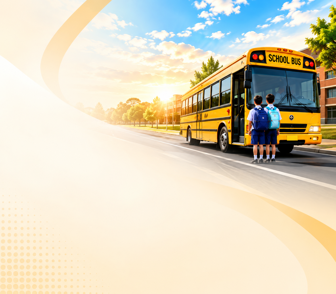 School bus for SmartSteps